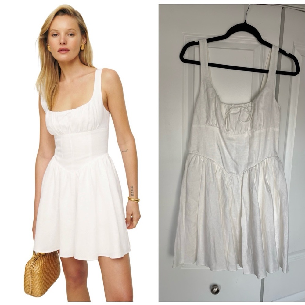 Reformation Daria Linen Dress